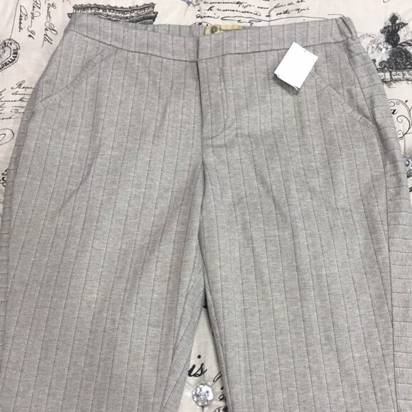 Democracy Patterned Flat Front Pants - Picture 6 of 7